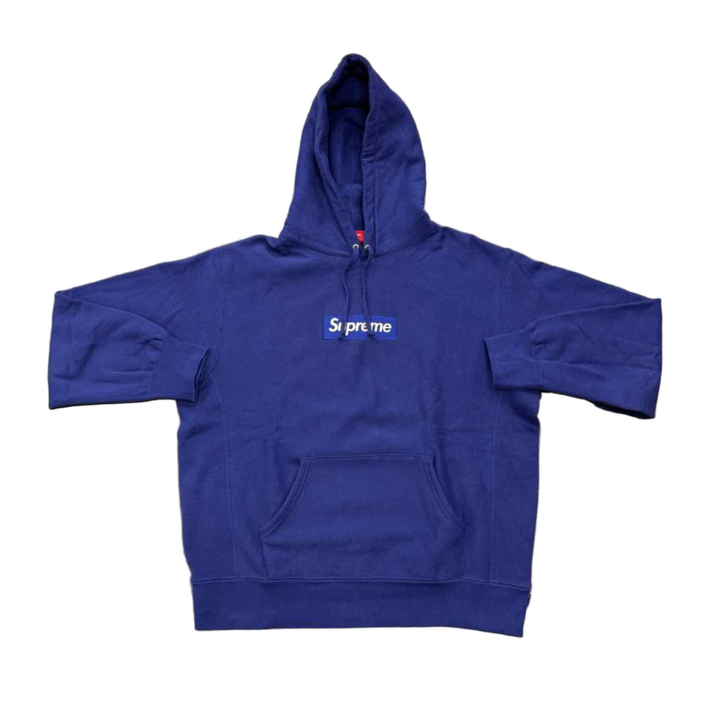 Supreme Hoodie "BOX LOGO" Purple Used Size M