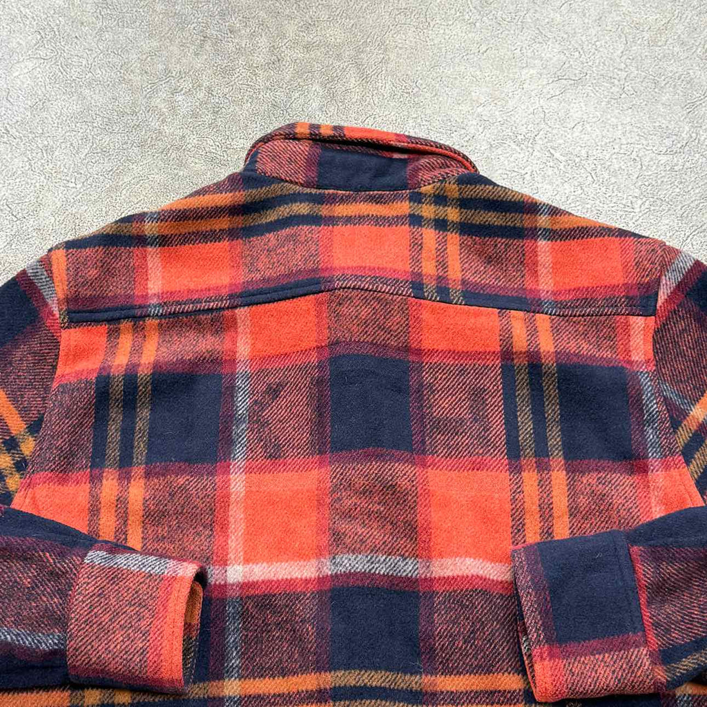 Kith Jacket "PLAID PRINT" Orange Used Size XL