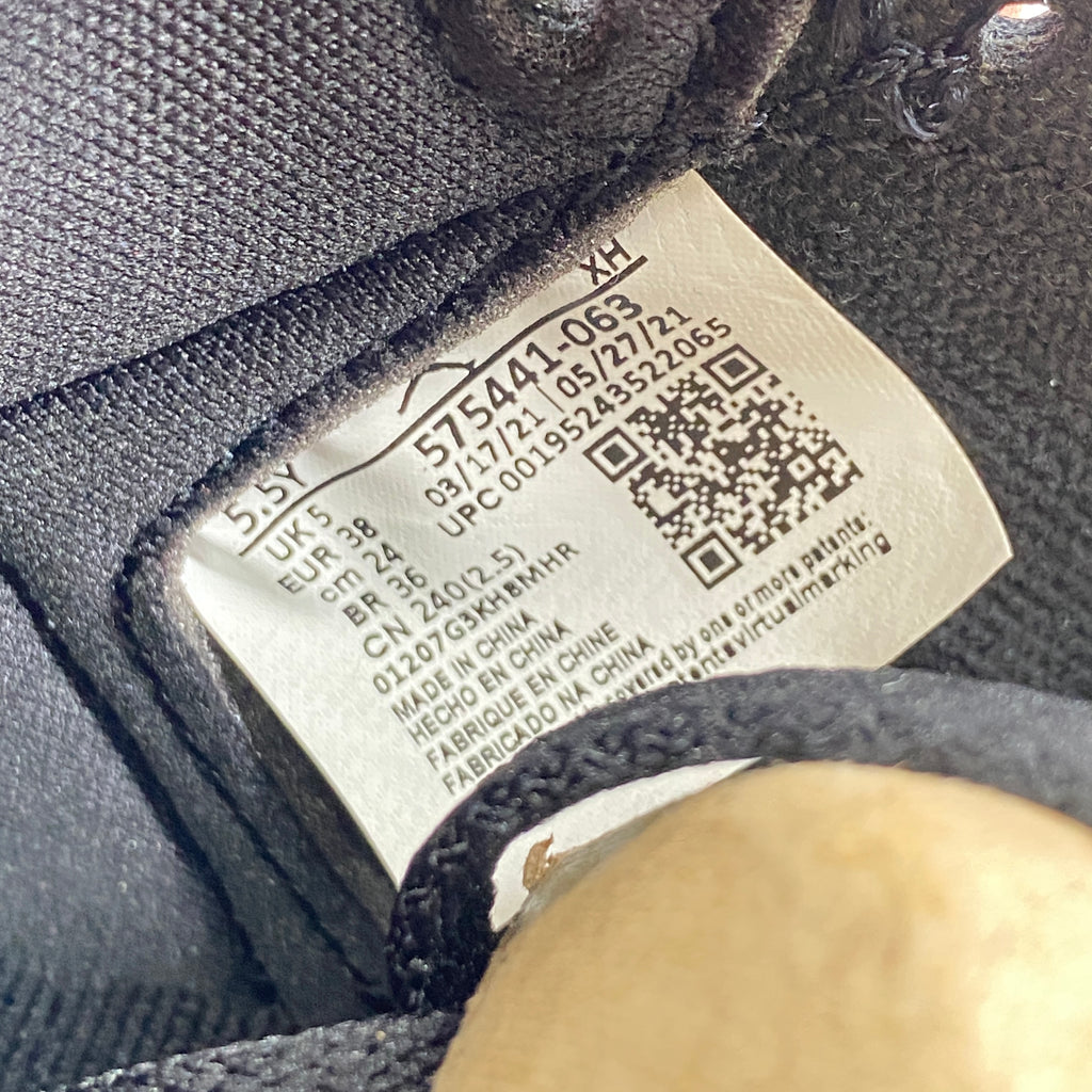 Air Jordan (GS) 1 Retro High "Patent Bred" 2021 New Size 5.5Y