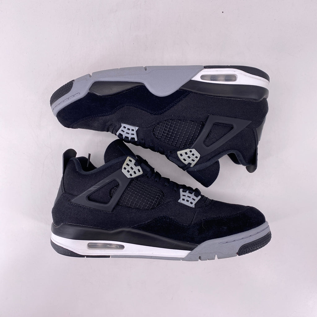 Air Jordan 4 Retro "Black Canvas" 2022 Used Size 10.5
