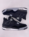 Air Jordan 4 Retro "Black Canvas" 2022 Used Size 10.5