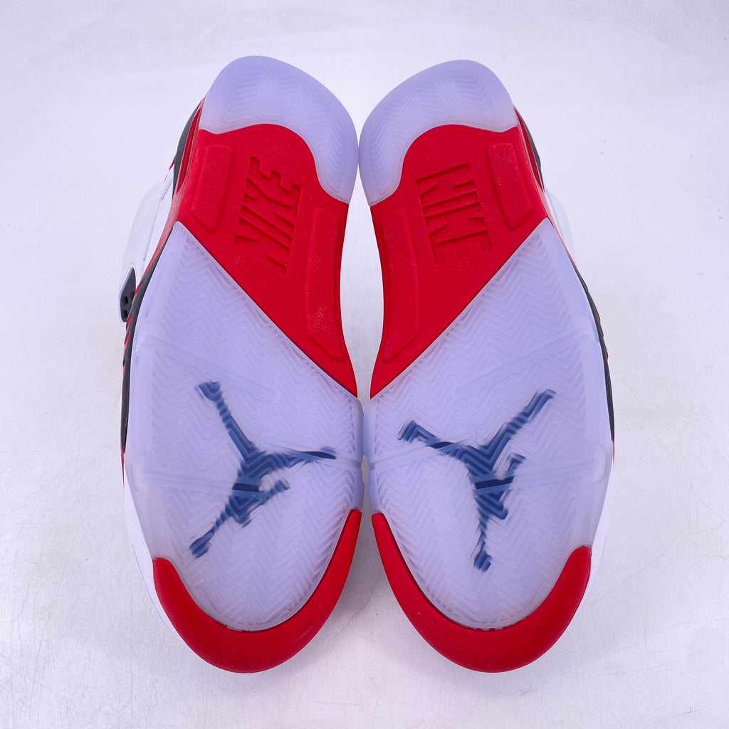 Air Jordan 5 Retro "Fire Red Black Tongue" 2025 New Size 10