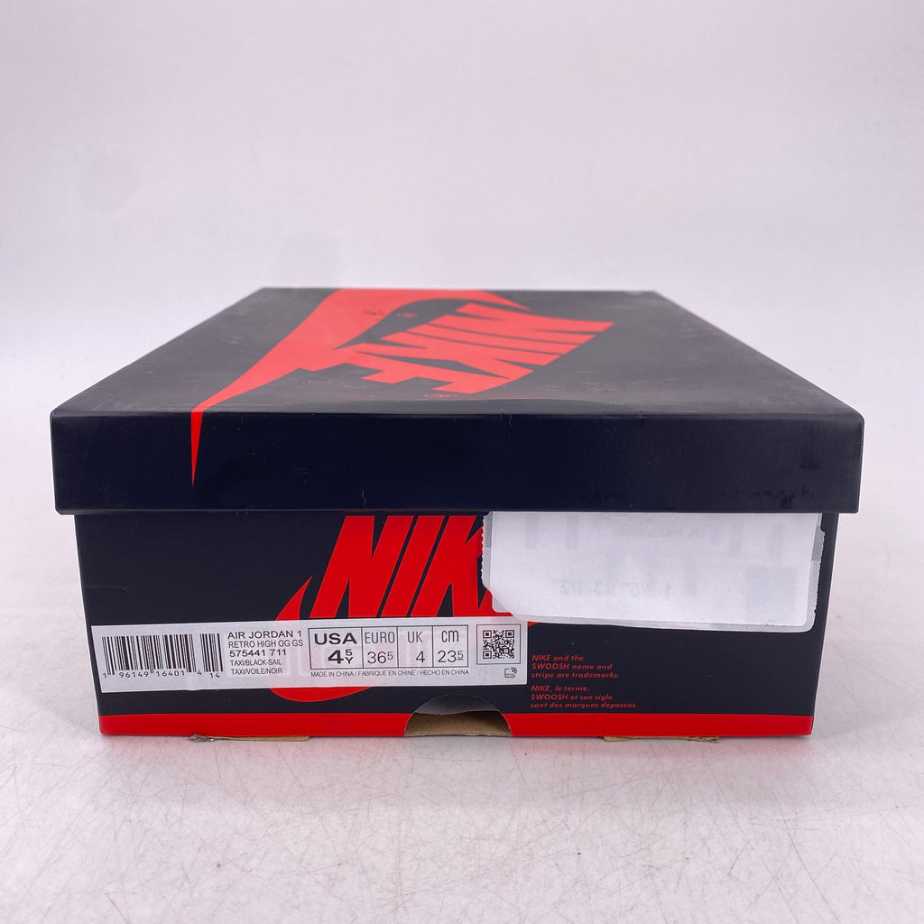 Air Jordan (GS) 1 Retro High OG "Taxi" 2022 New Size 4.5Y