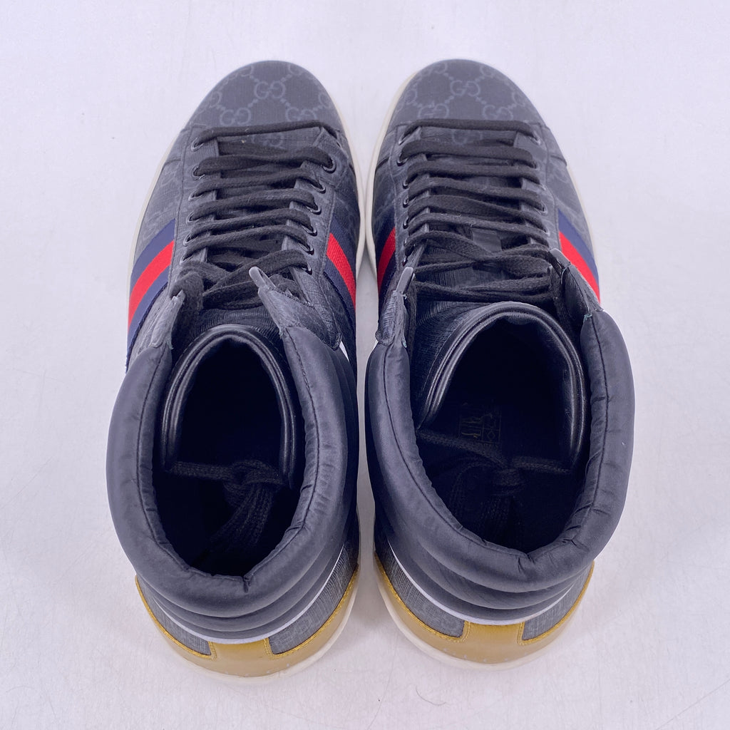 Gucci Ace Sneaker High "Red Blue Stripped"  Used Size 9G