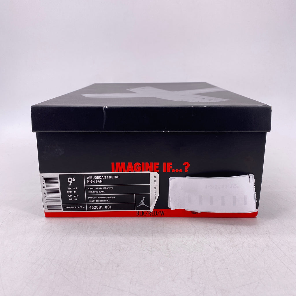 Air Jordan 1 Retro High OG "Banned" 2011 New Size 9.5