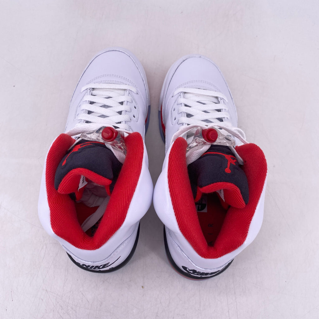 Air Jordan (GS) 5 Retro "Fire Red Black Tongue" 2025 New Size 7Y