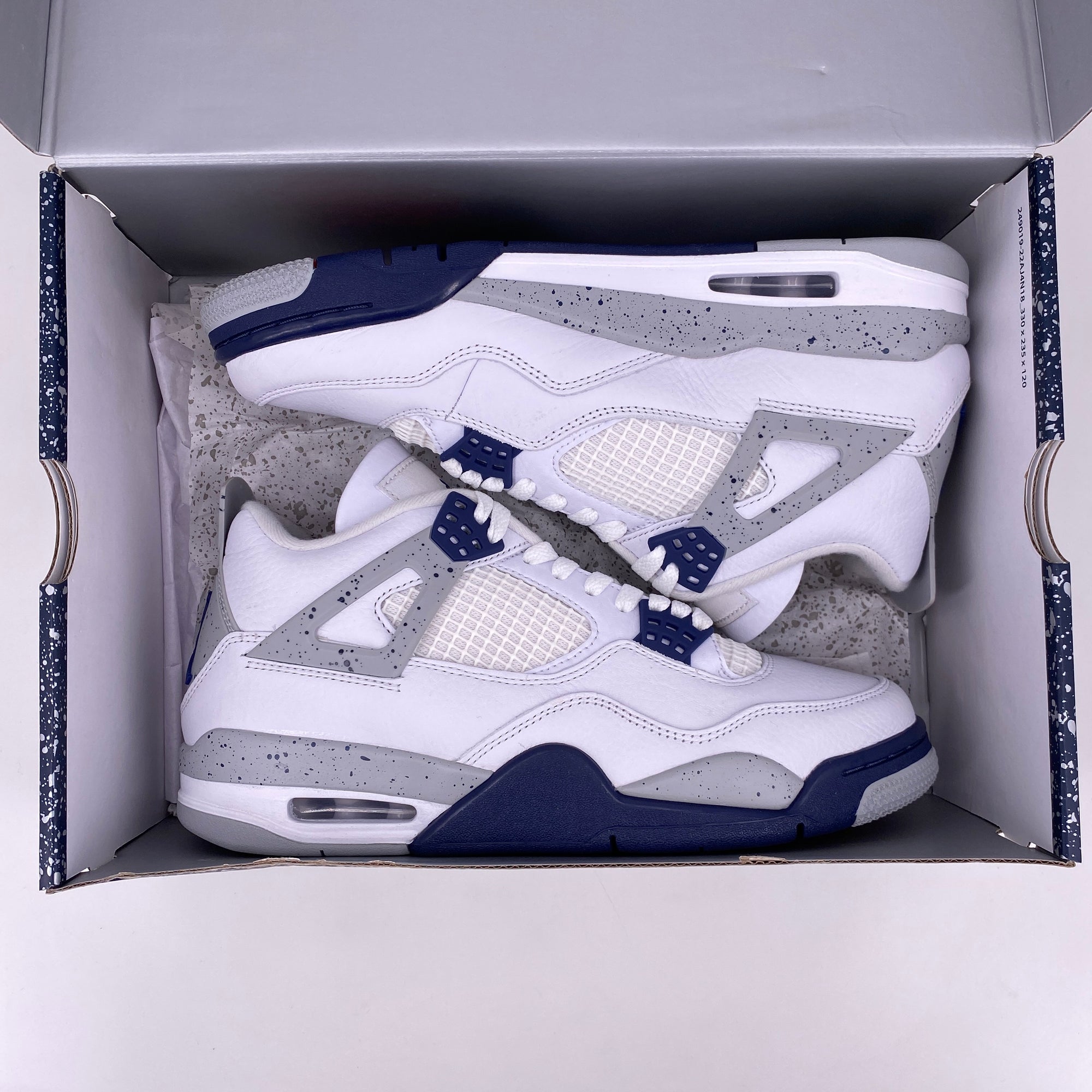 Air Jordan 4 Retro &quot;Midnight Navy&quot; 2022 Used Size 9