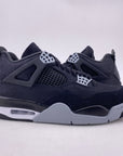 Air Jordan 4 Retro "Black Canvas" 2022 New Size 10