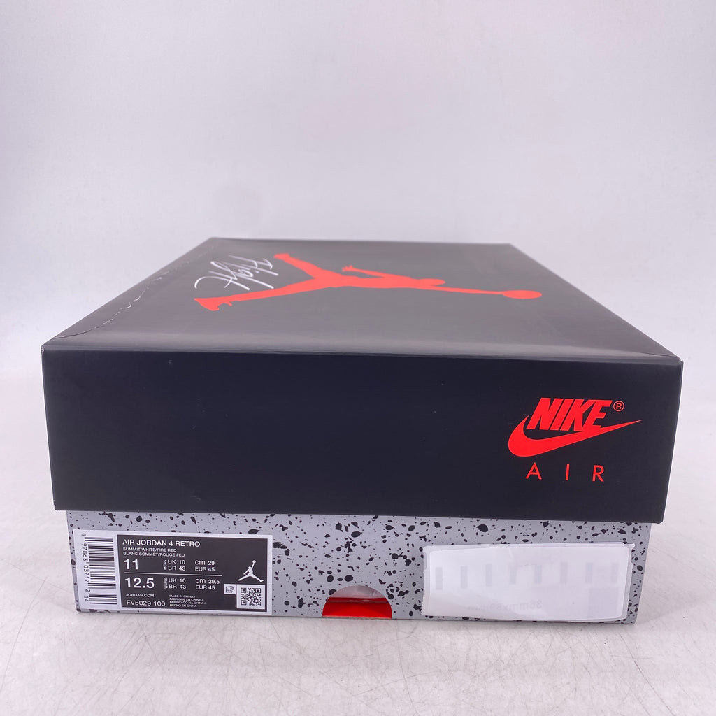 Air Jordan 4 Retro "White Cement" 2025 New Size 11