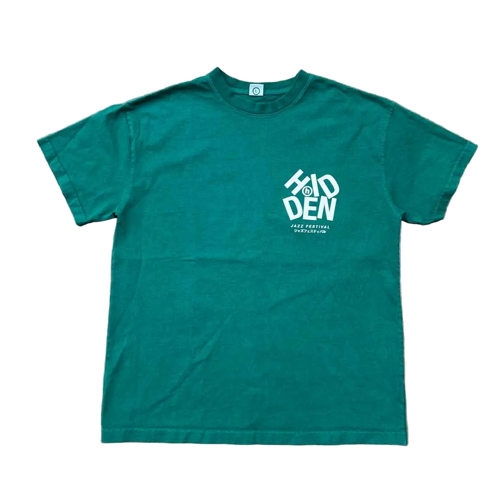 Hidden NY T-Shirt "JAZZ FESTIVAL" Green Used Size L