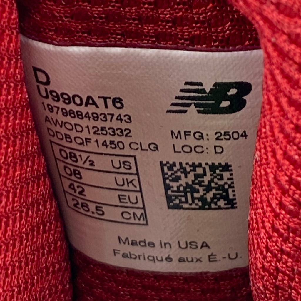 New Balance 990v6 "Action Bronson Ainozama" 2025 New Size 8.5