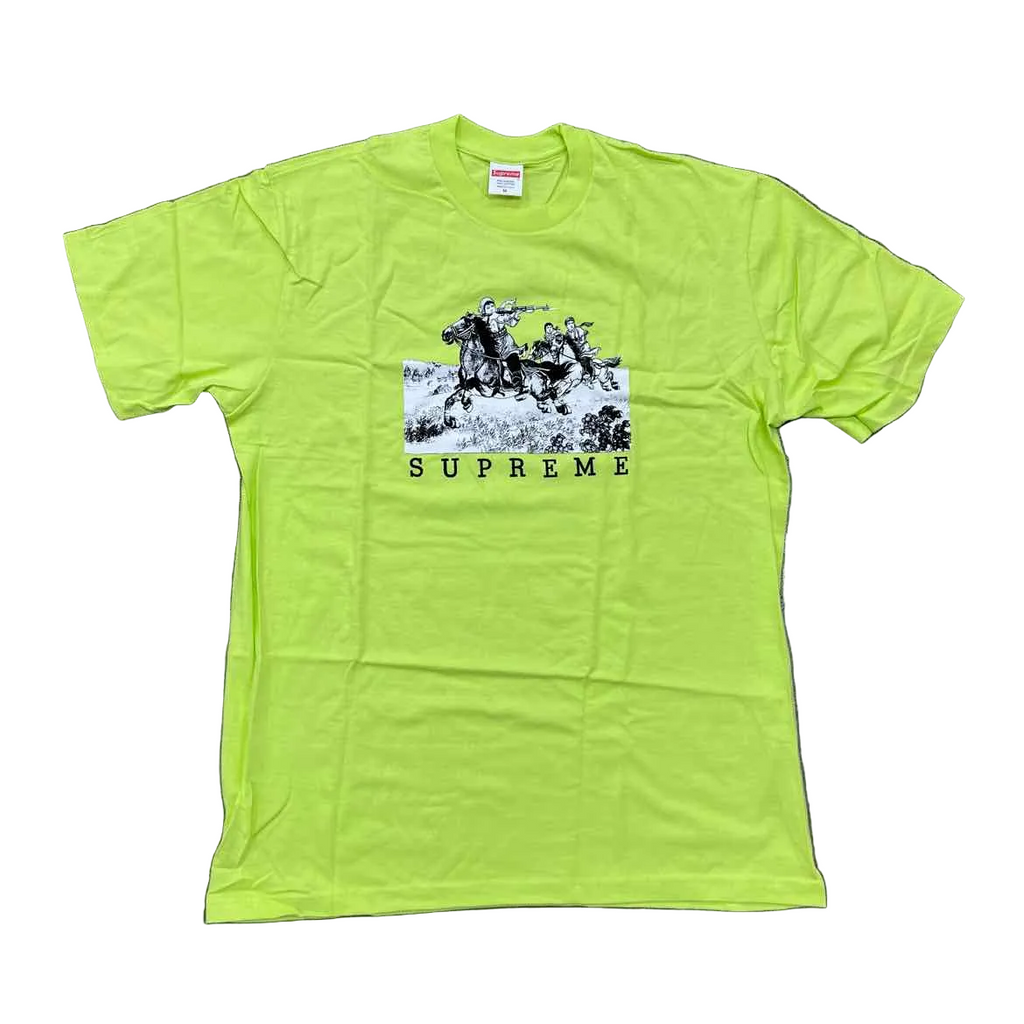 Supreme T-Shirt "RIDERS" Neon New Size M