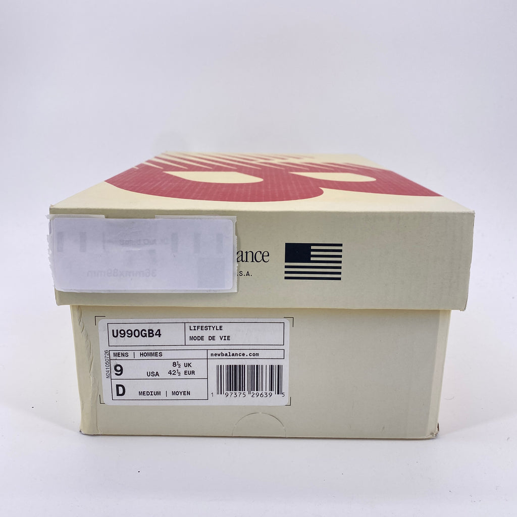 New Balance 990V4 "Teddy Santis Macadamia Nut" 2024 Used Size 9