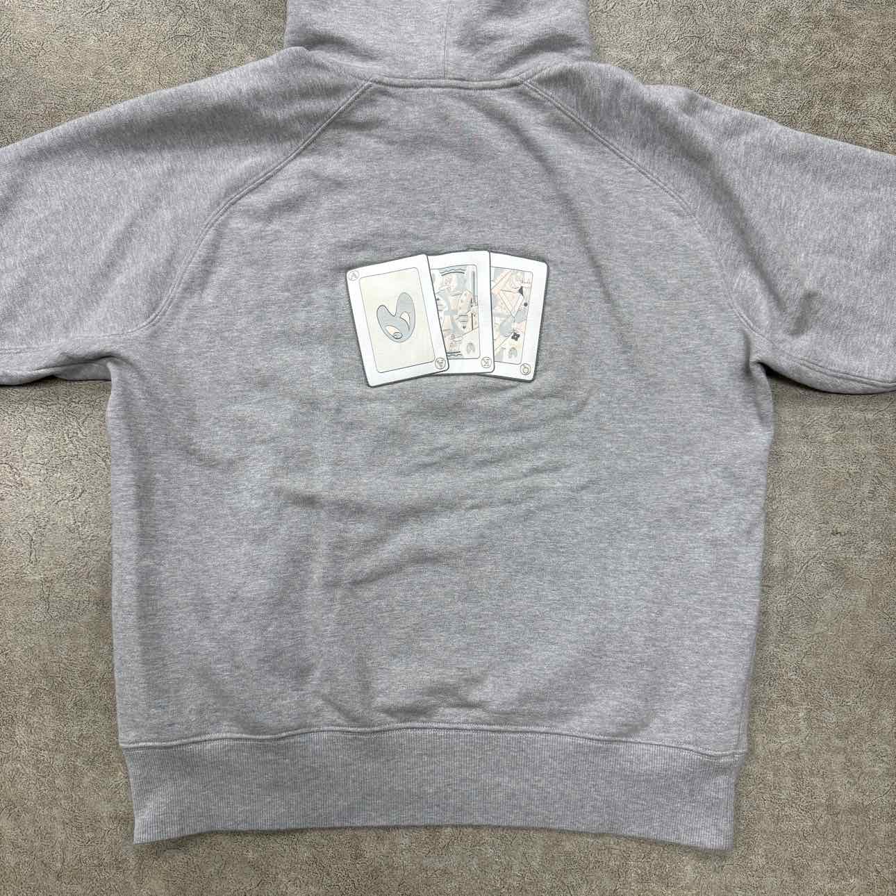 Dior Hoodie &quot;POKER&quot; Grey Used Size XL