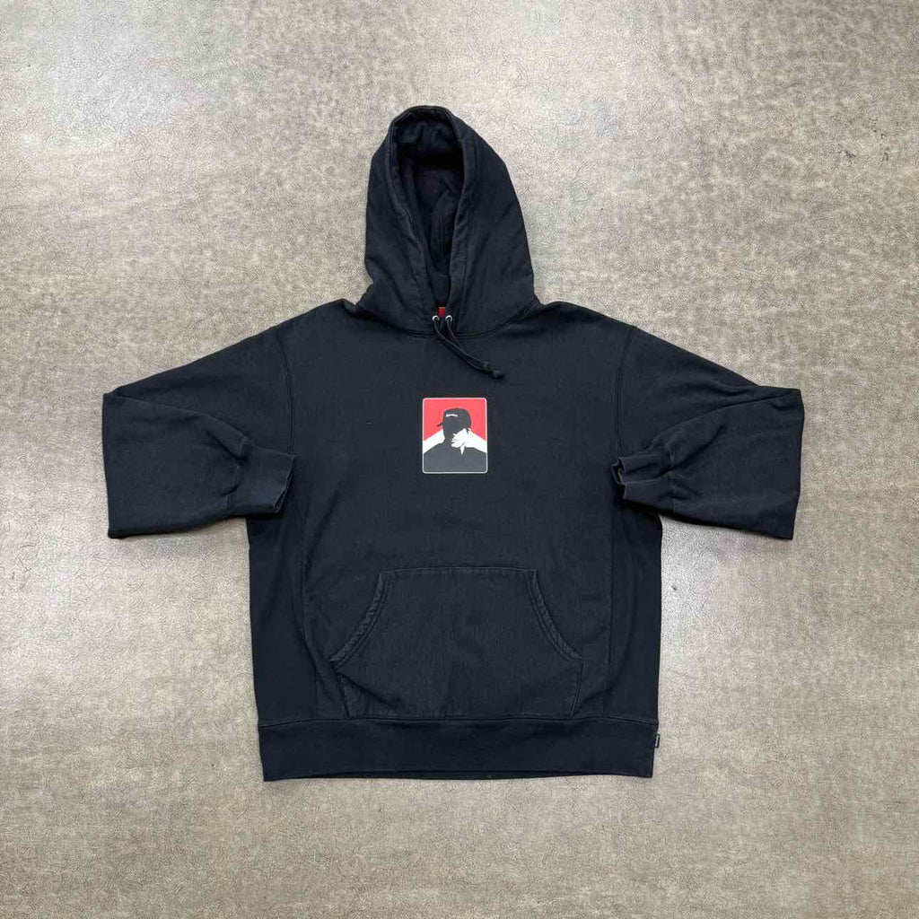 Supreme Hoodie "PORTRAIT" Black Used Size L