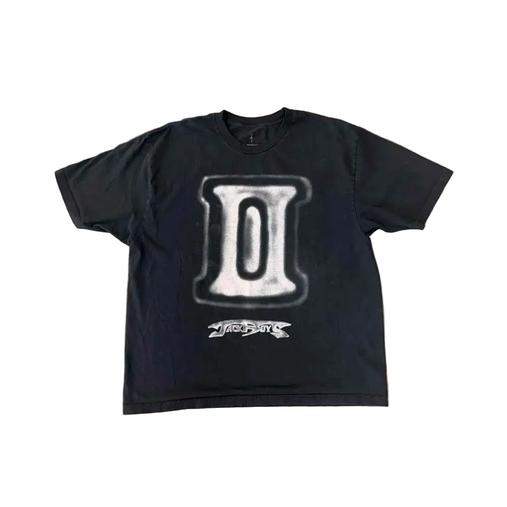 Travis Scott T-Shirt "JACKBOYS 2" Black Used Size 2XL