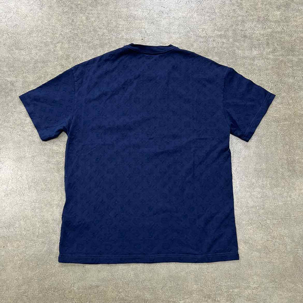 Louis Vuitton T-Shirt "MONOGRAM" Blue Used Size S