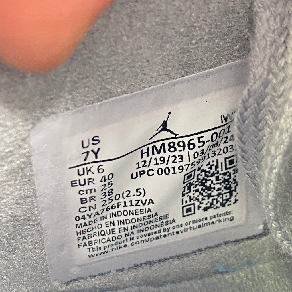 Air Jordan (GS) 4 Retro "Wet Cement" 2024 New Size 7Y