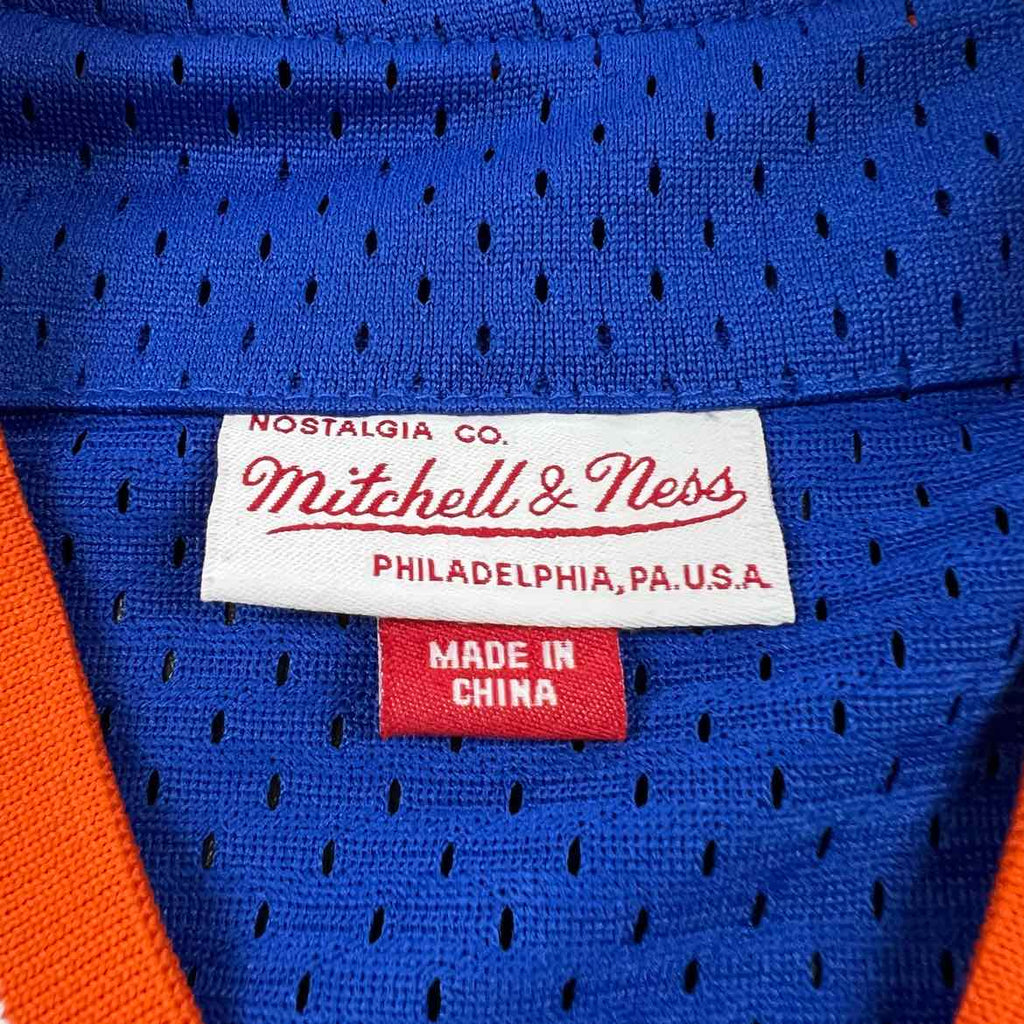 Mitchell & Ness Warmup Jersey "KNICKS" Blue Used Size M