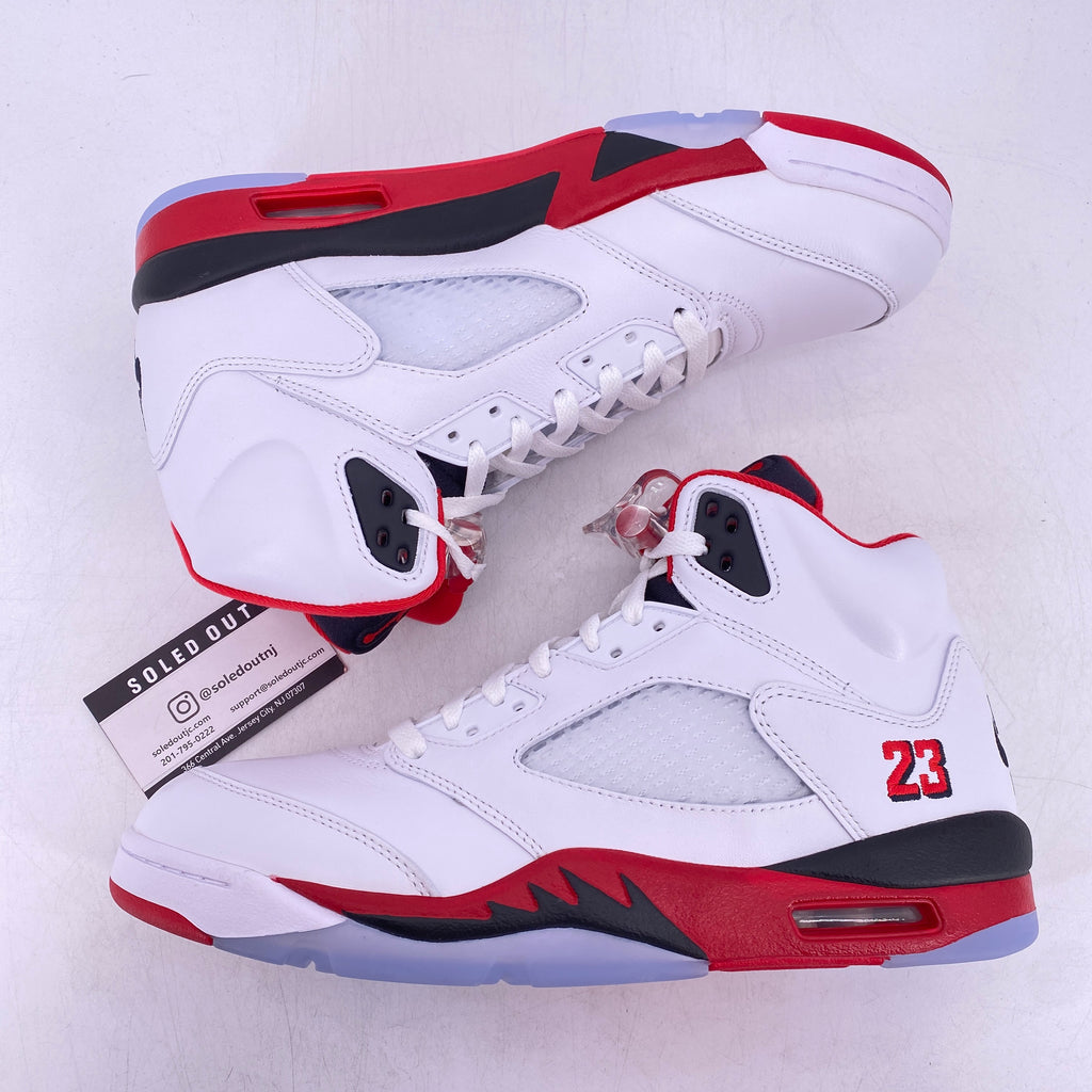 Air Jordan 5 Retro "Fire Red Black Tongue" 2025 New Size 11