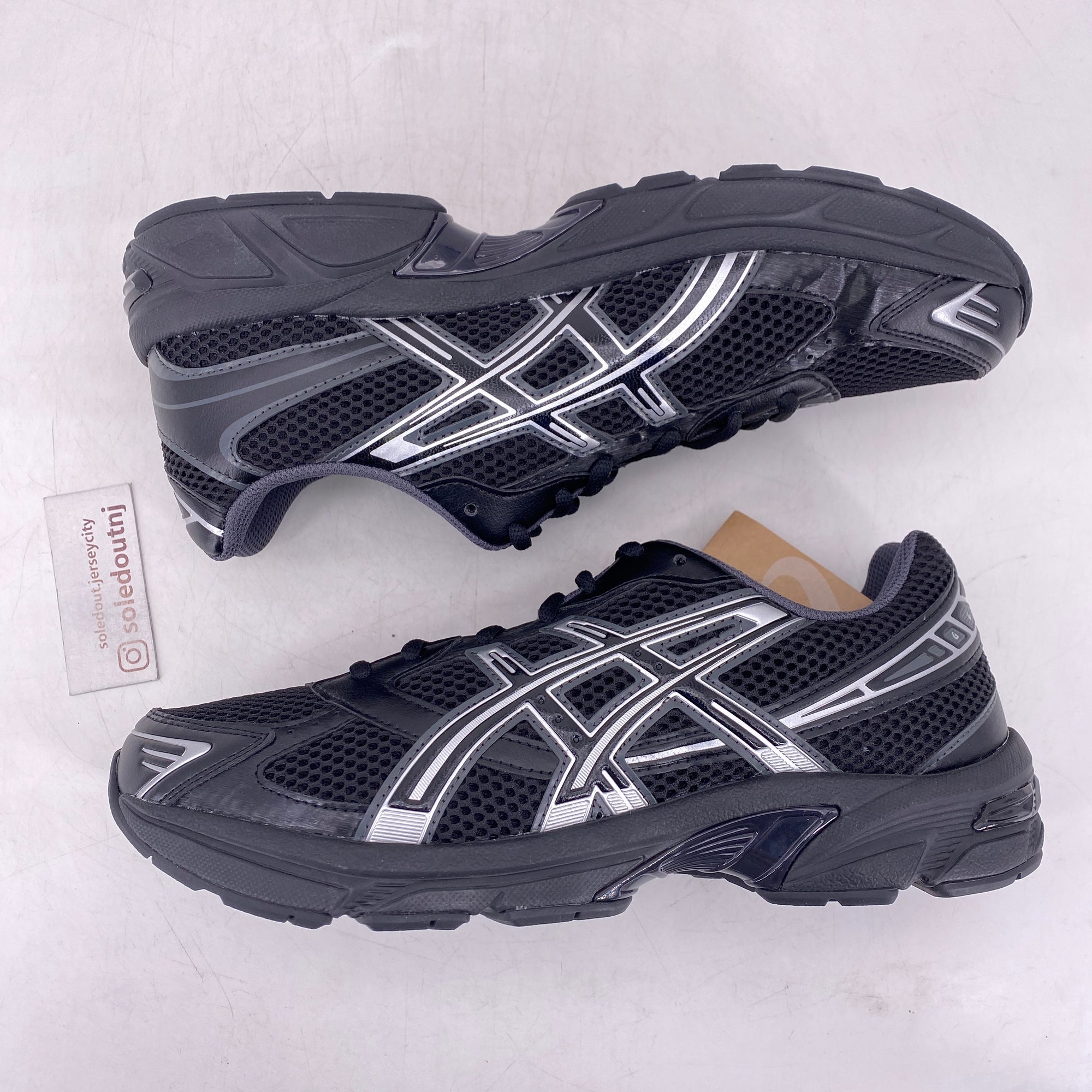 Asics Gel-1130 &quot;Black Pure Silver&quot; 2023 New Size 9.5