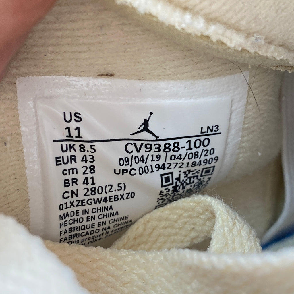 Air Jordan (W) 4 Retro "Ow Sail" 2020 Used Size 11W