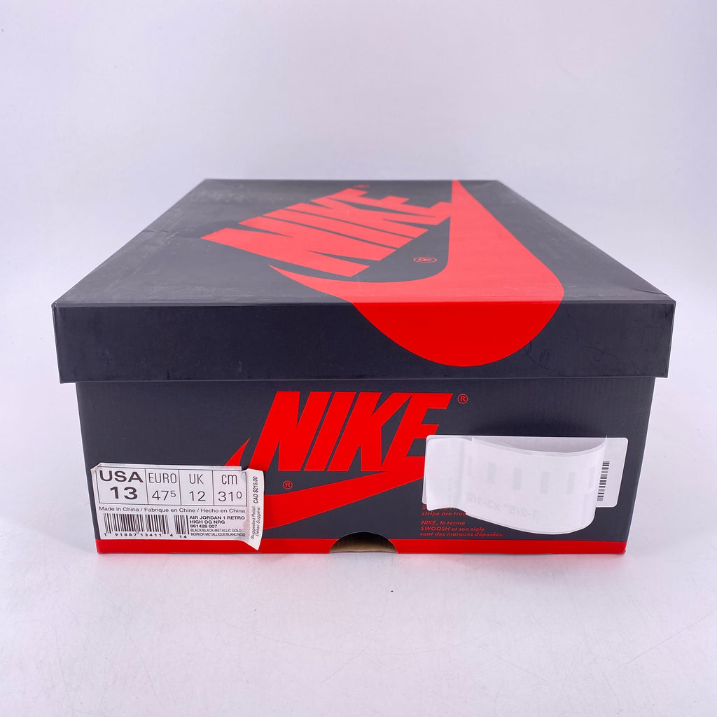 Air Jordan 1 Retro High OG "Gold Toe" 2018 New Size 13
