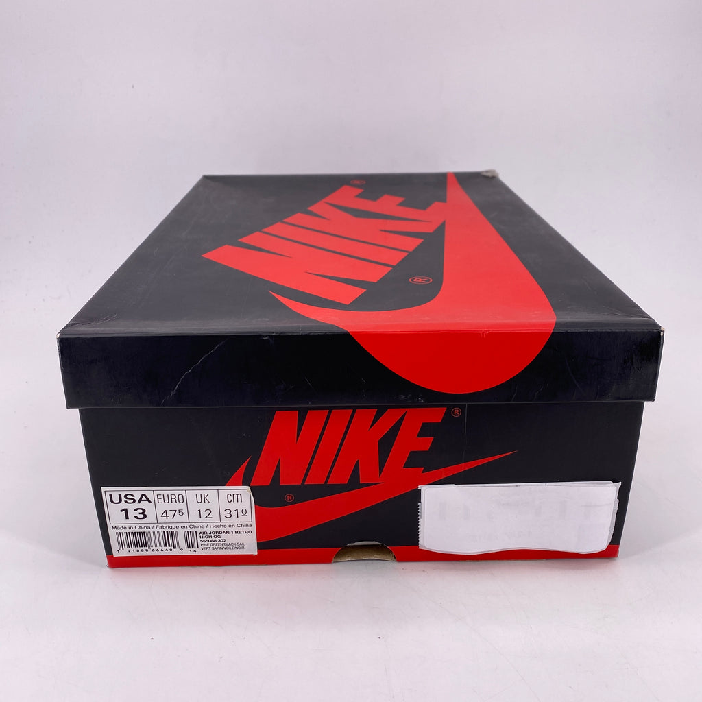 Air Jordan 1 Retro High OG "Pine Green" 2018 Used Size 13