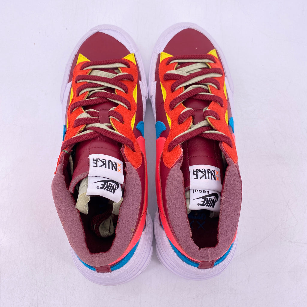 Nike Blazer Low / Sacai / Kaws "Sacai Kaws Red" 2021 New Size 11