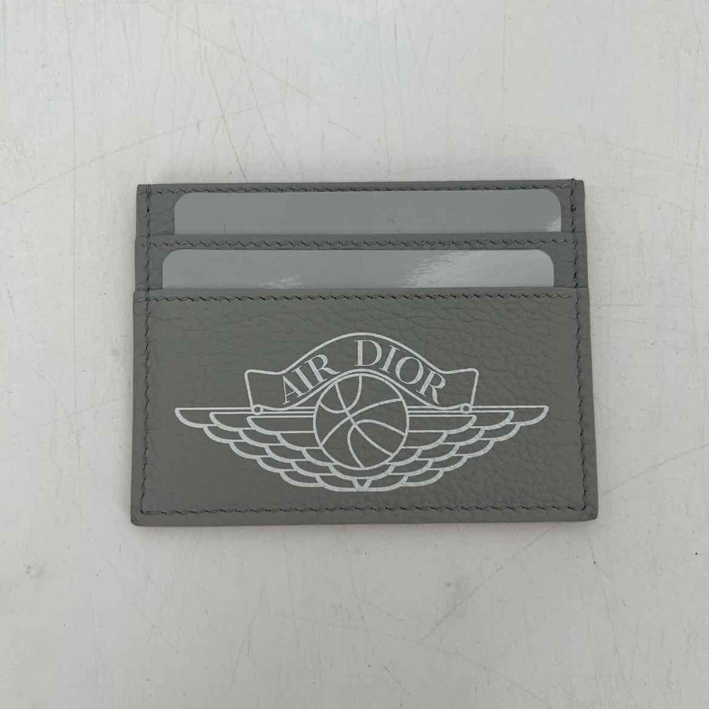 Dior Card Holder "AIR DIOR" New Grey Size OS