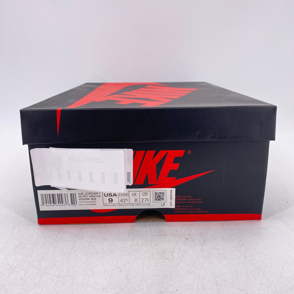 Air Jordan 1 Retro High OG "Hyper Royal" 2021 New Size 9