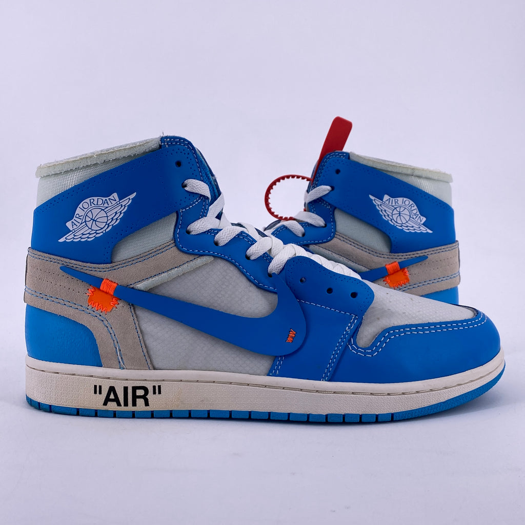 Air Jordan 1 Retro High OG "Off White Unc" 2018 Used Size 11.5