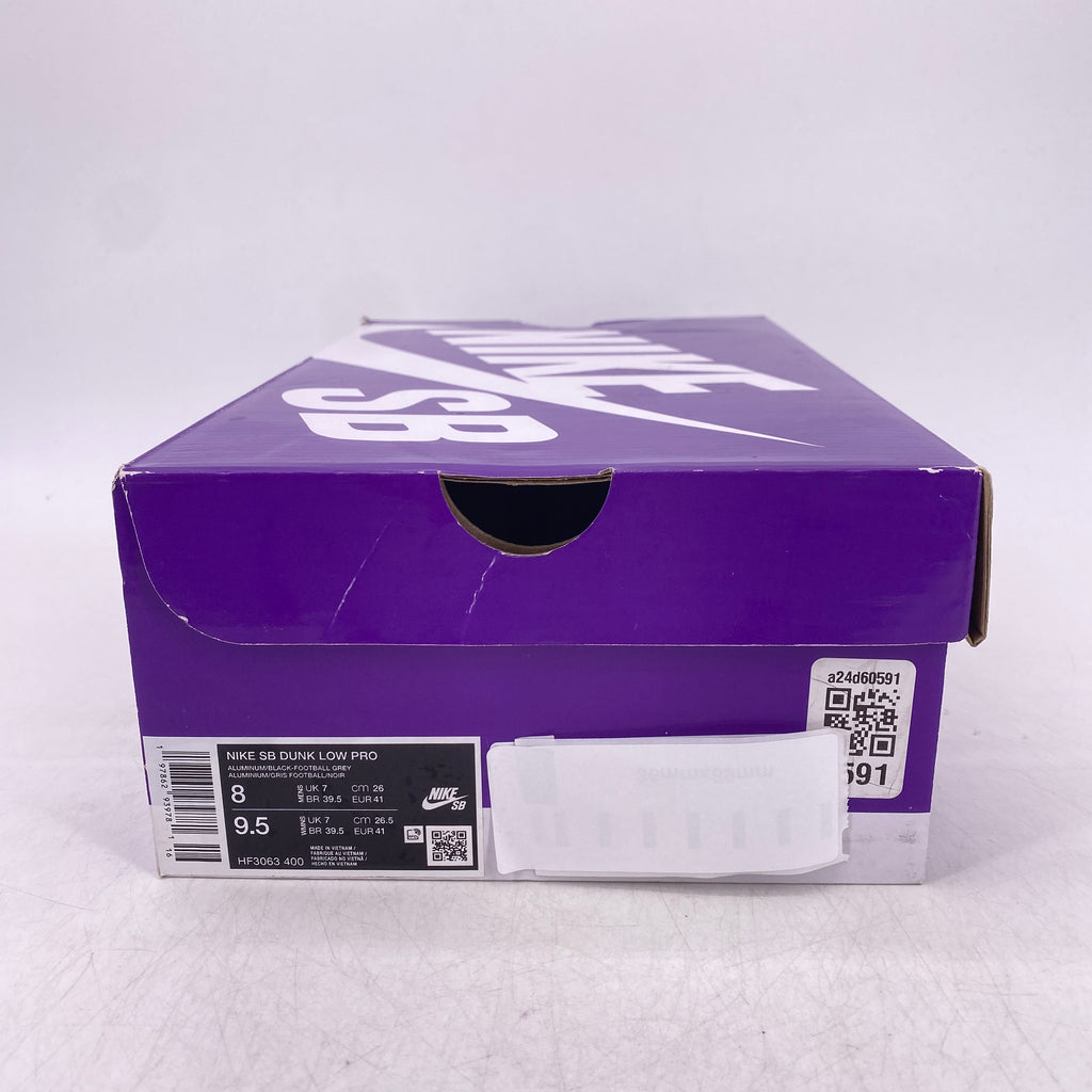 Nike SB Dunk Low "Black Aluminum" 2025 New Size 8
