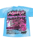 Hellstar T-Shirt "NEURON TOUR" Blue New Size L