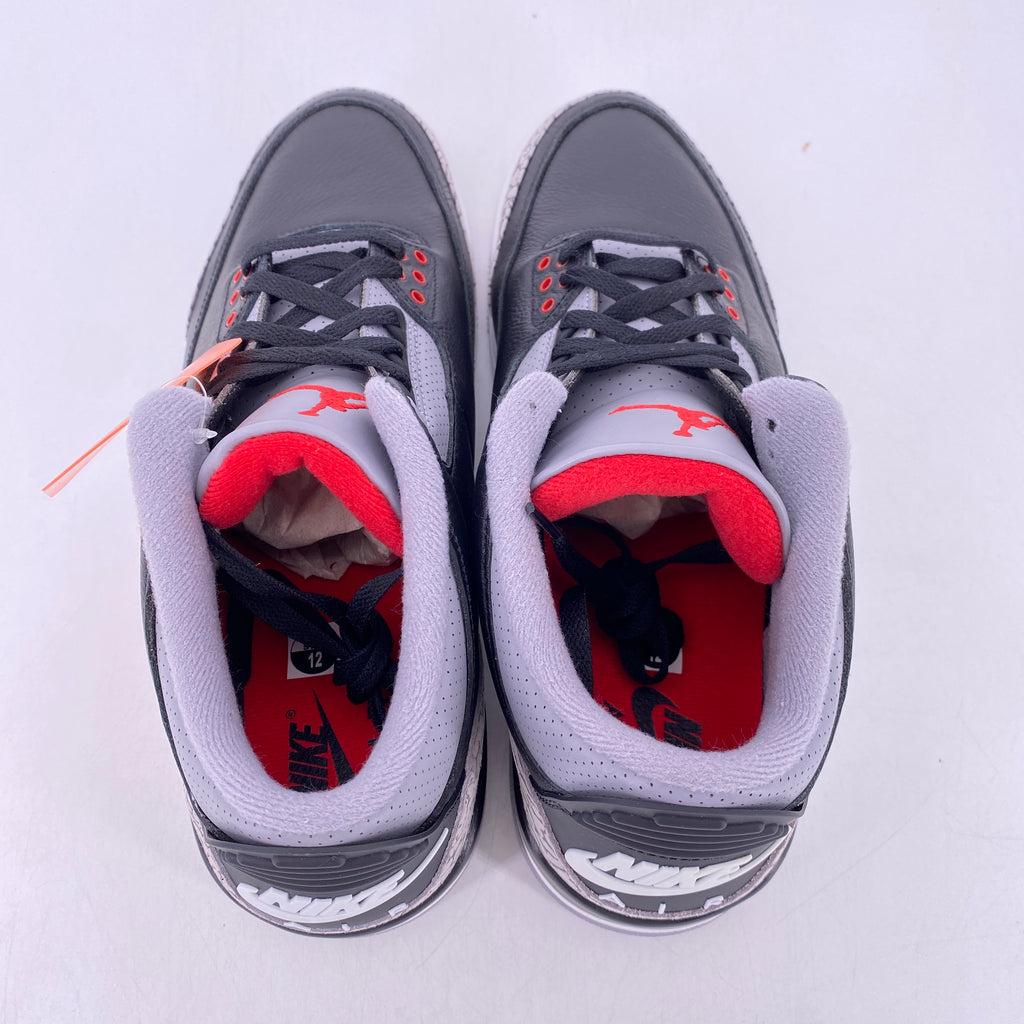 Air Jordan 3 Retro "Black Cement" 2024 New Size 12