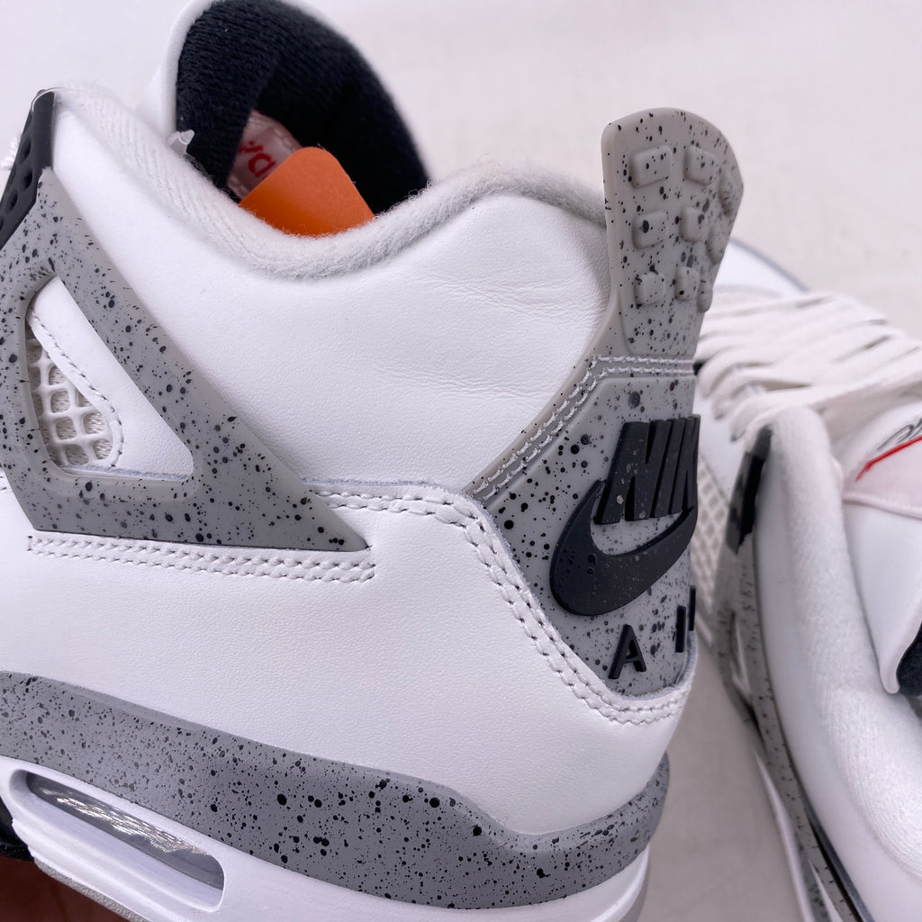 Air Jordan 4 Retro "White Cement" 2025 New Size 10