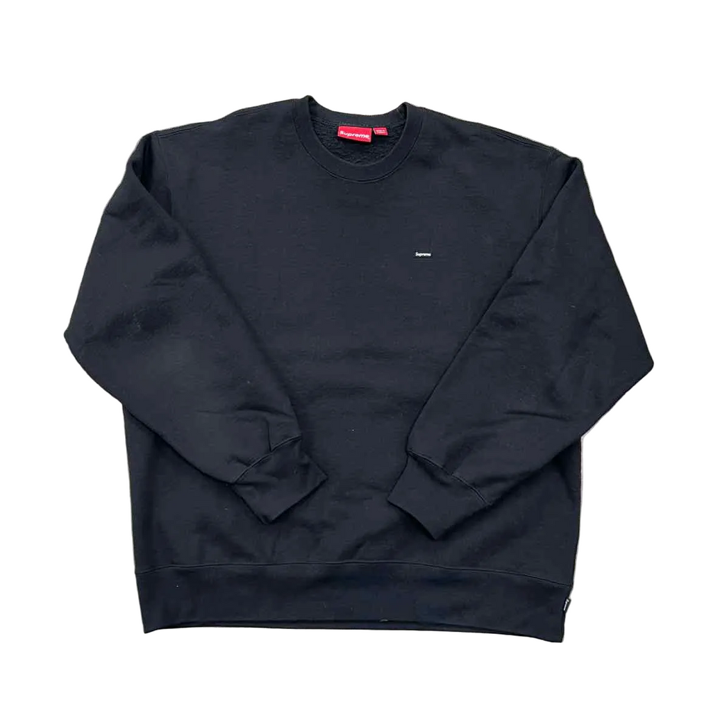 Supreme Crewneck Sweater "MINI BOX LOGO" Black Used Size XL