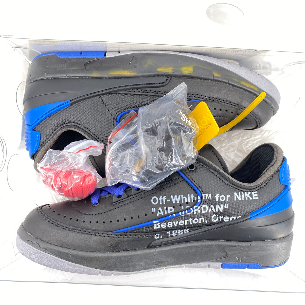 Air Jordan 2 Retro Low "Ow Black Blue" 2021 New Size 5.5