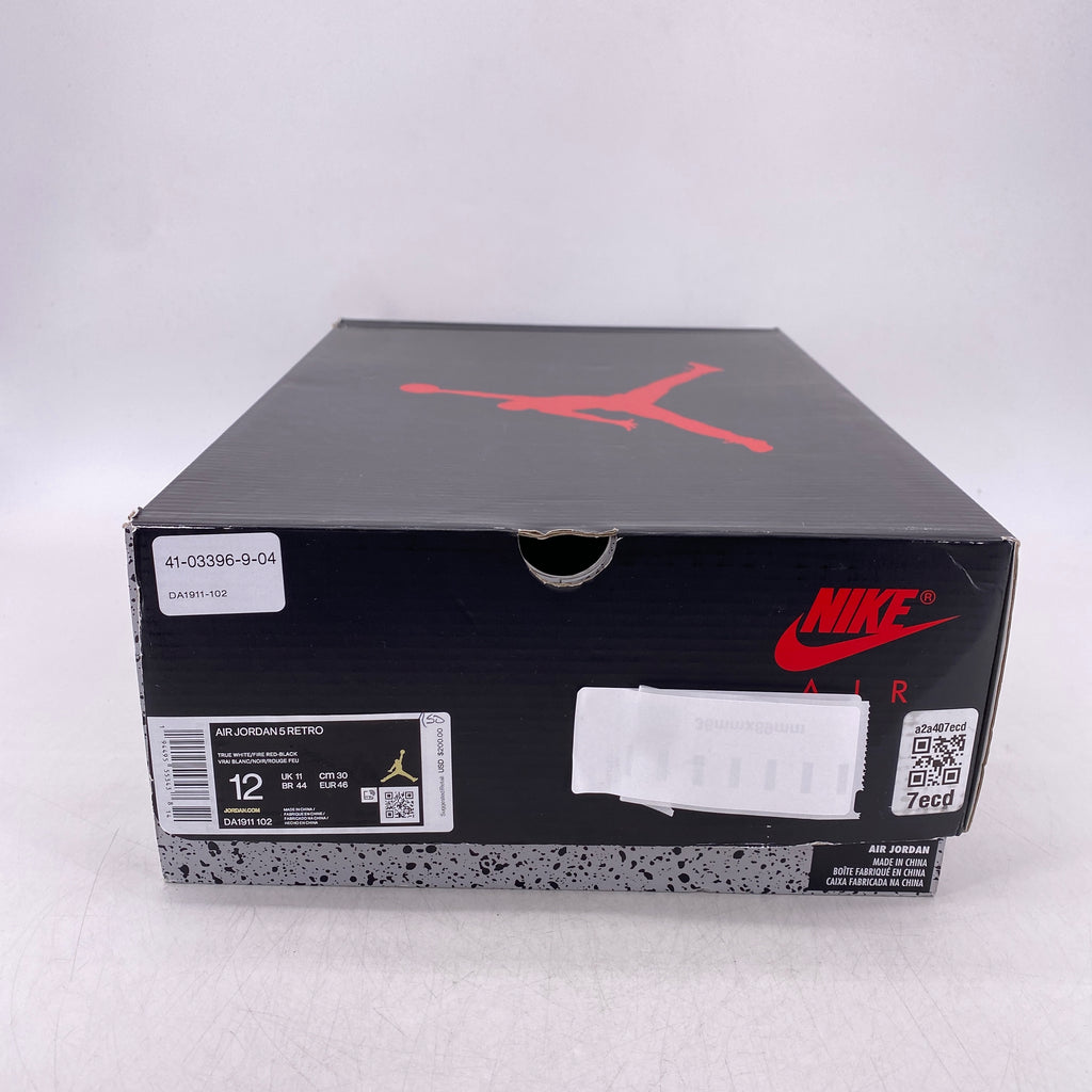 Air Jordan 5 Retro "Fire Red" 2020 New Size 12