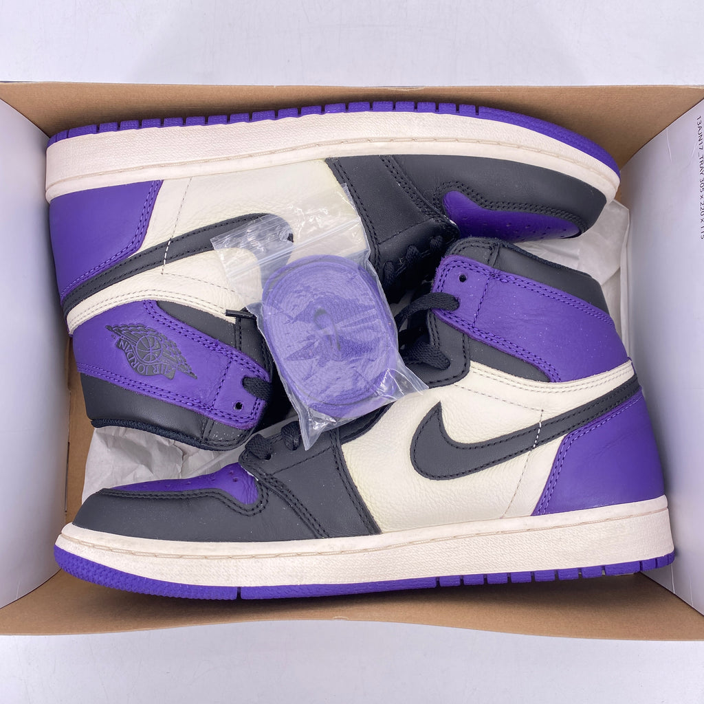 Air Jordan 1 Retro High OG "Court Purple" 2018 Used Size 8.5