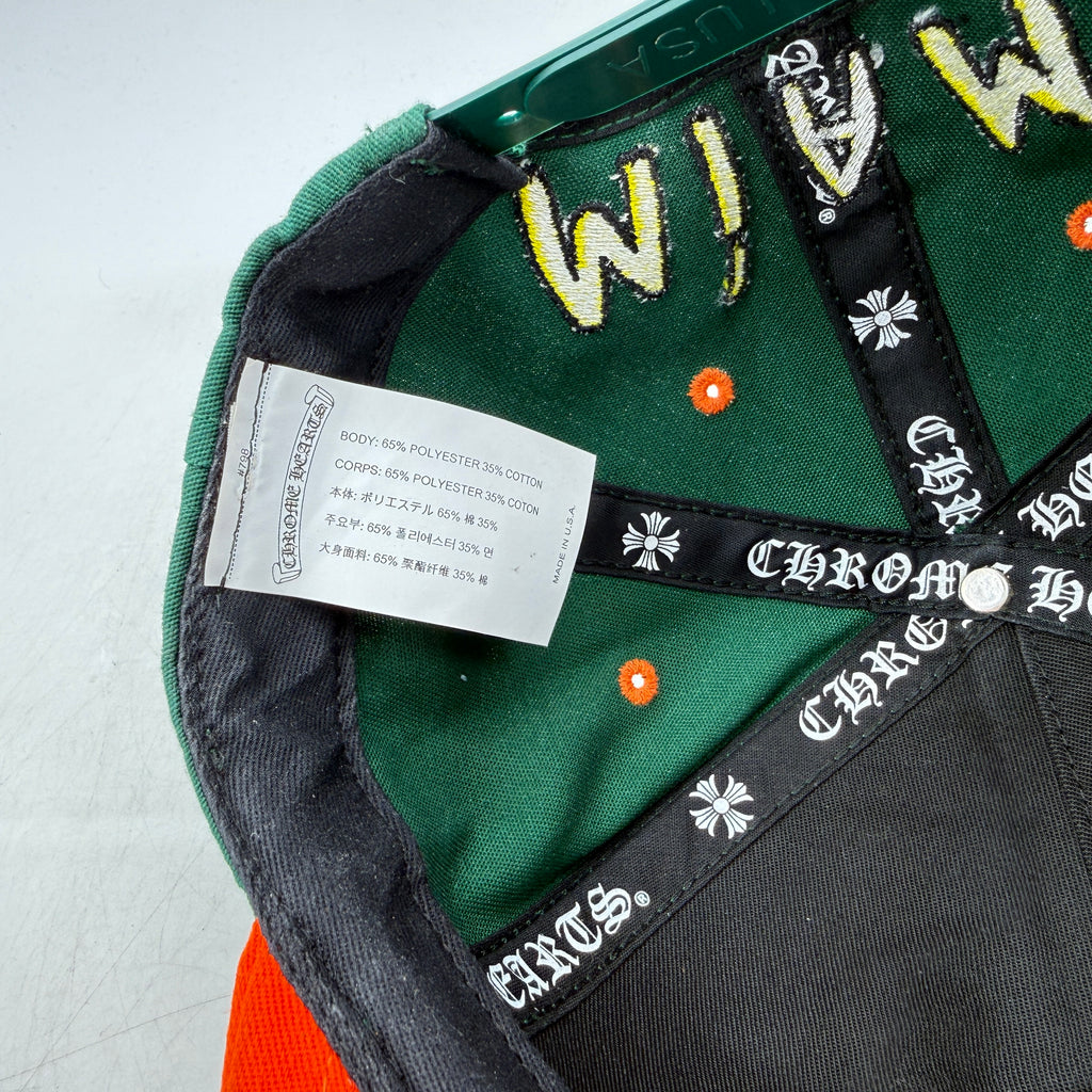 Chrome Hearts Snapback "MIAMI ART BASEL" Used Green Size OS