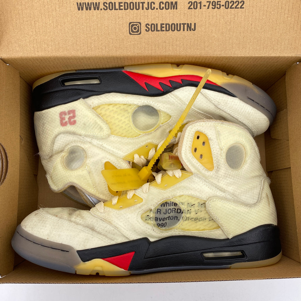 Air Jordan 5 Retro "Ow Sail" 2020 Used Size 11.5