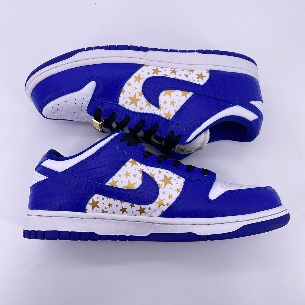 Nike SB Dunk Low "Supreme Blue Stars" 2021 Used Size 8.5