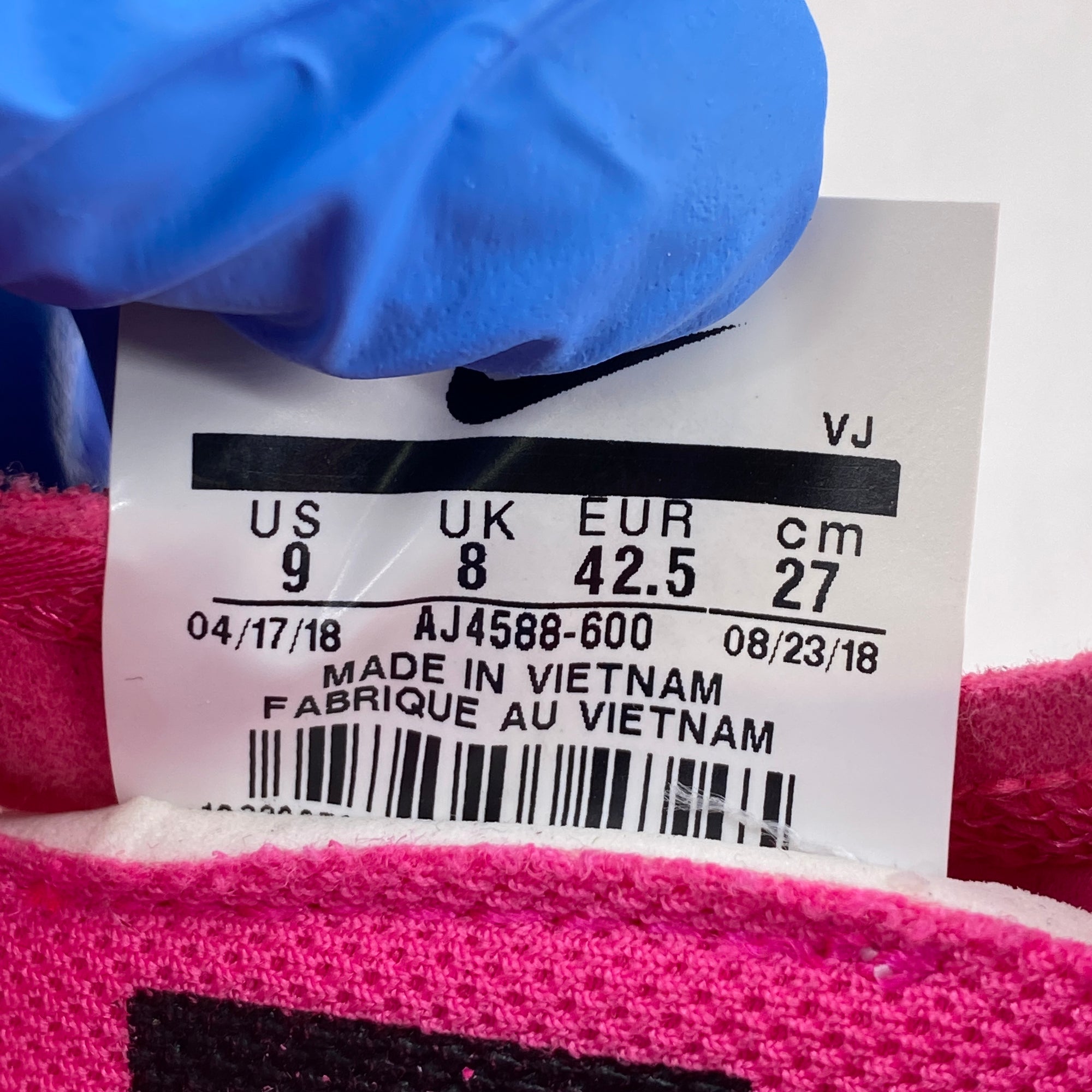 Nike Zoom Fly / OW &quot;Tulip Pink&quot; 2018 Used Size 9