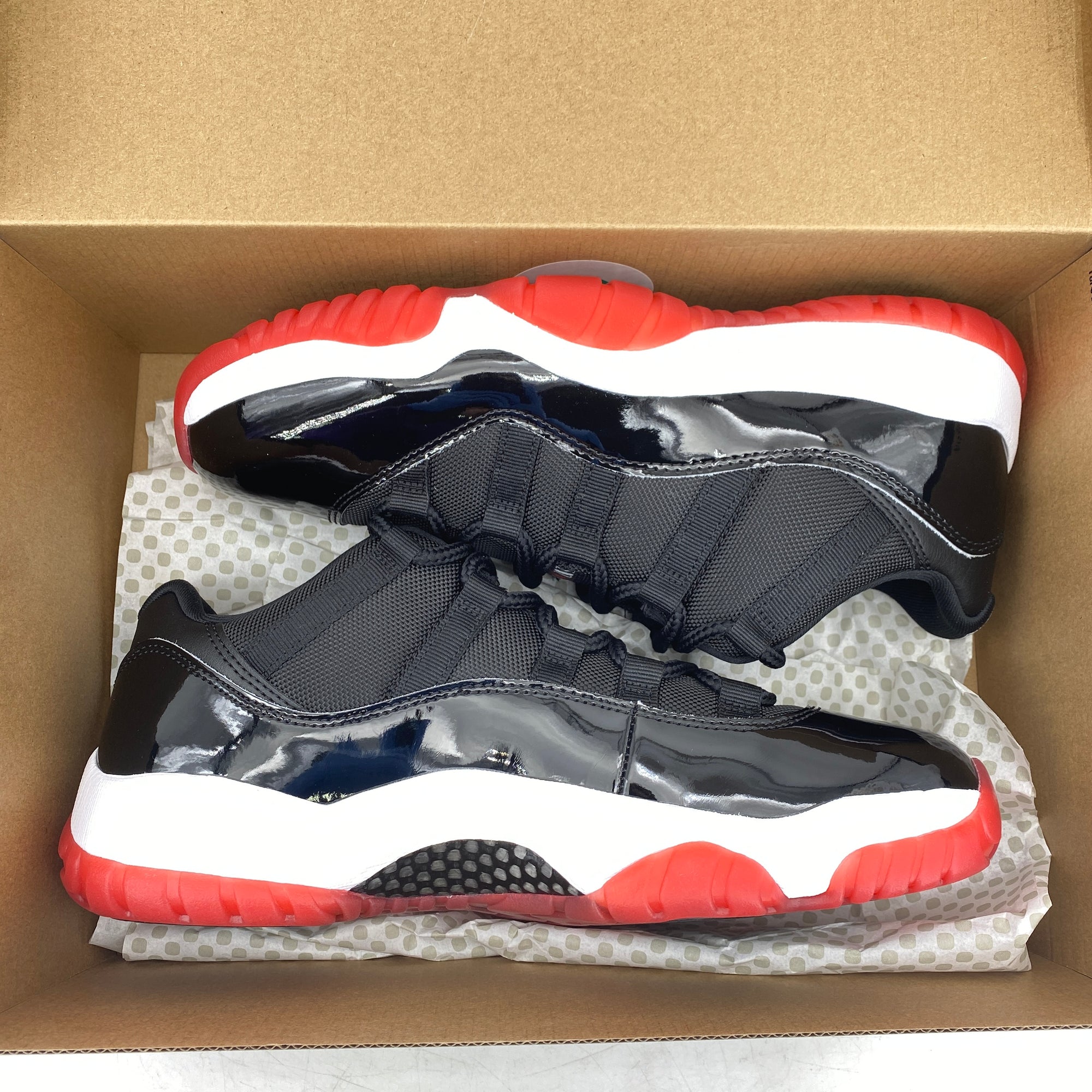 Air Jordan 11 Retro Low &quot;Bred&quot; 2025 New Size 9