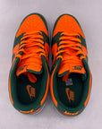 Nike Dunk Low "Miami Hurricanes" 2022 Used Size 11.5