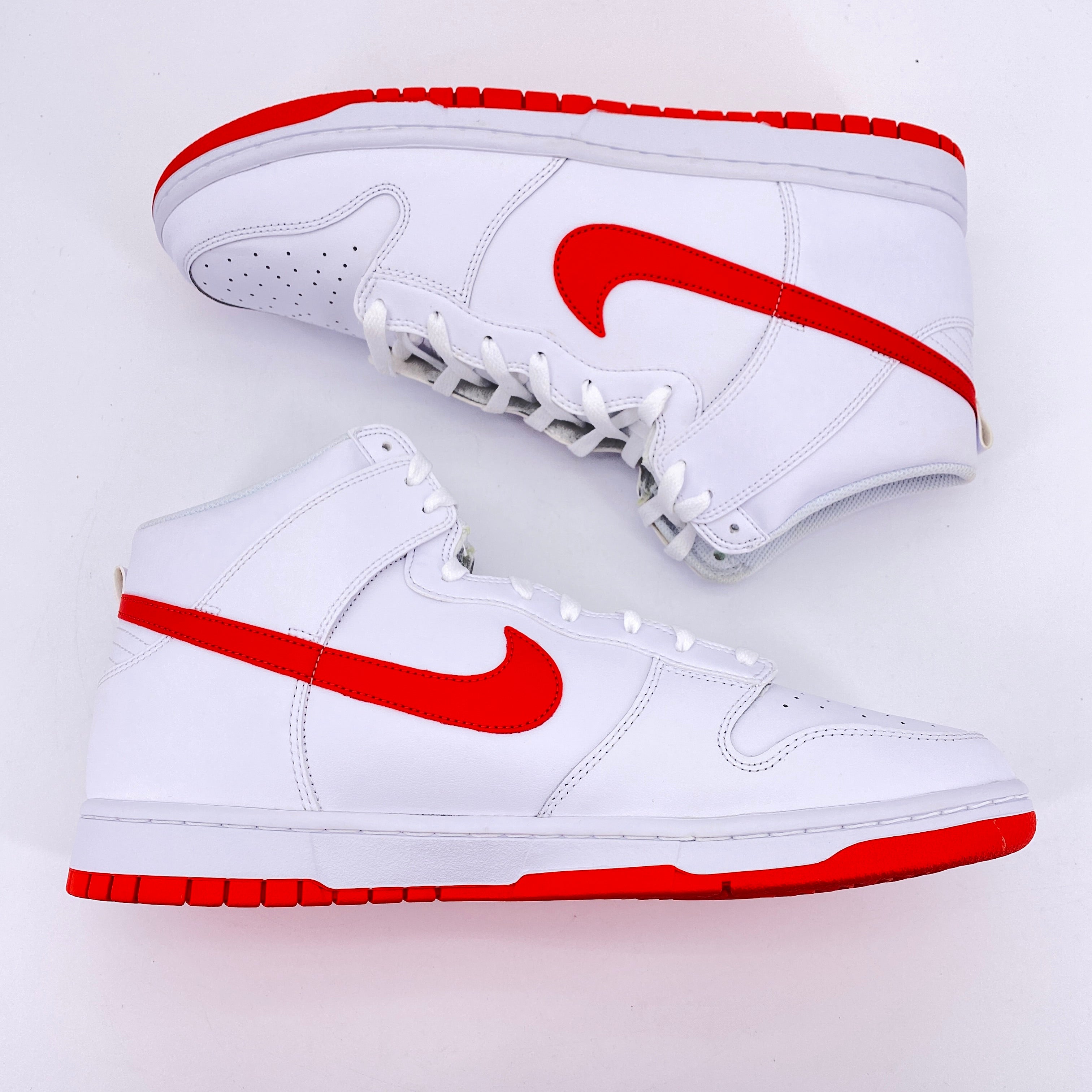 Nike Dunk High &quot;White Picante Red&quot; 2023 New Size 14
