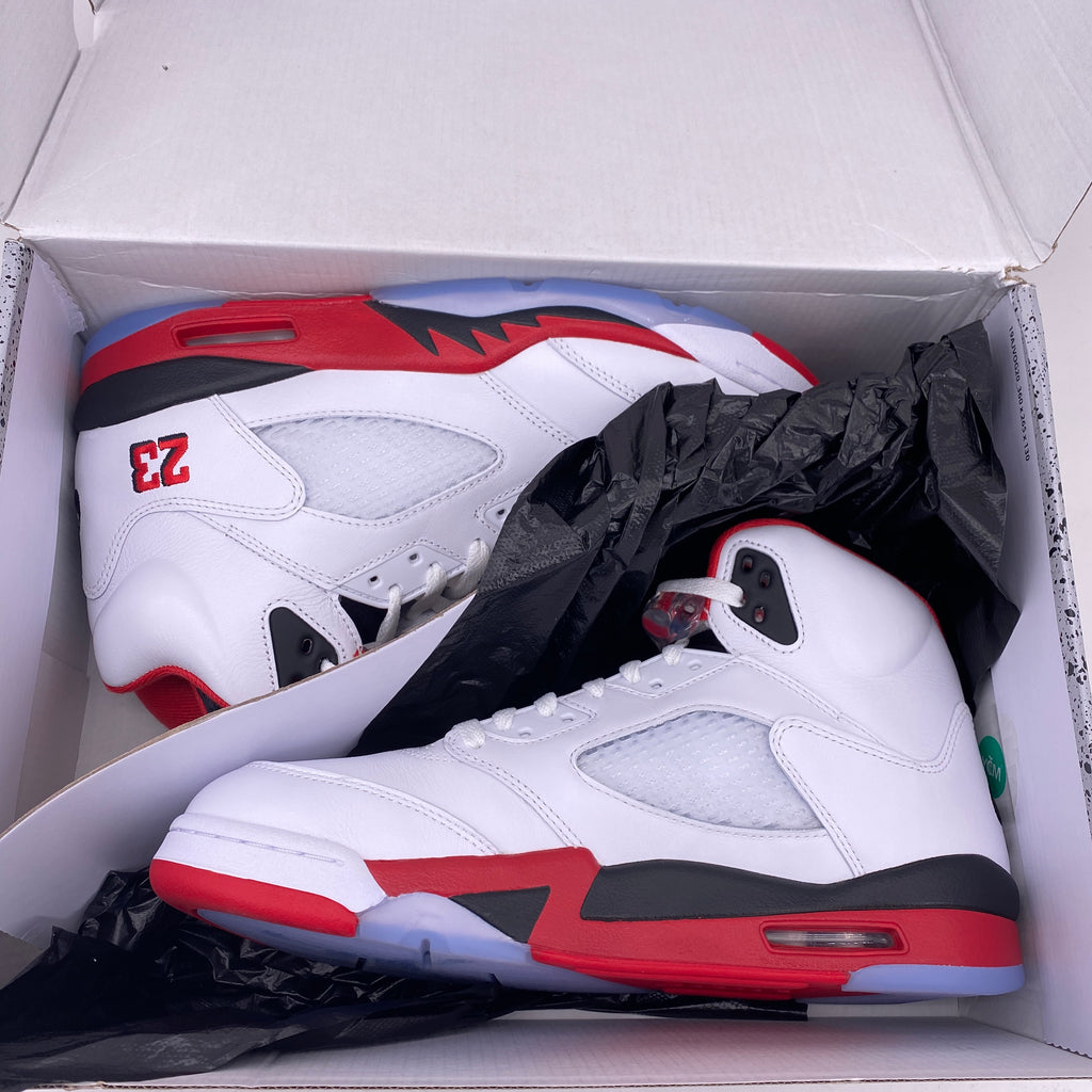 Air Jordan 5 Retro "Fire Red Black Tongue" 2025 New Size 11
