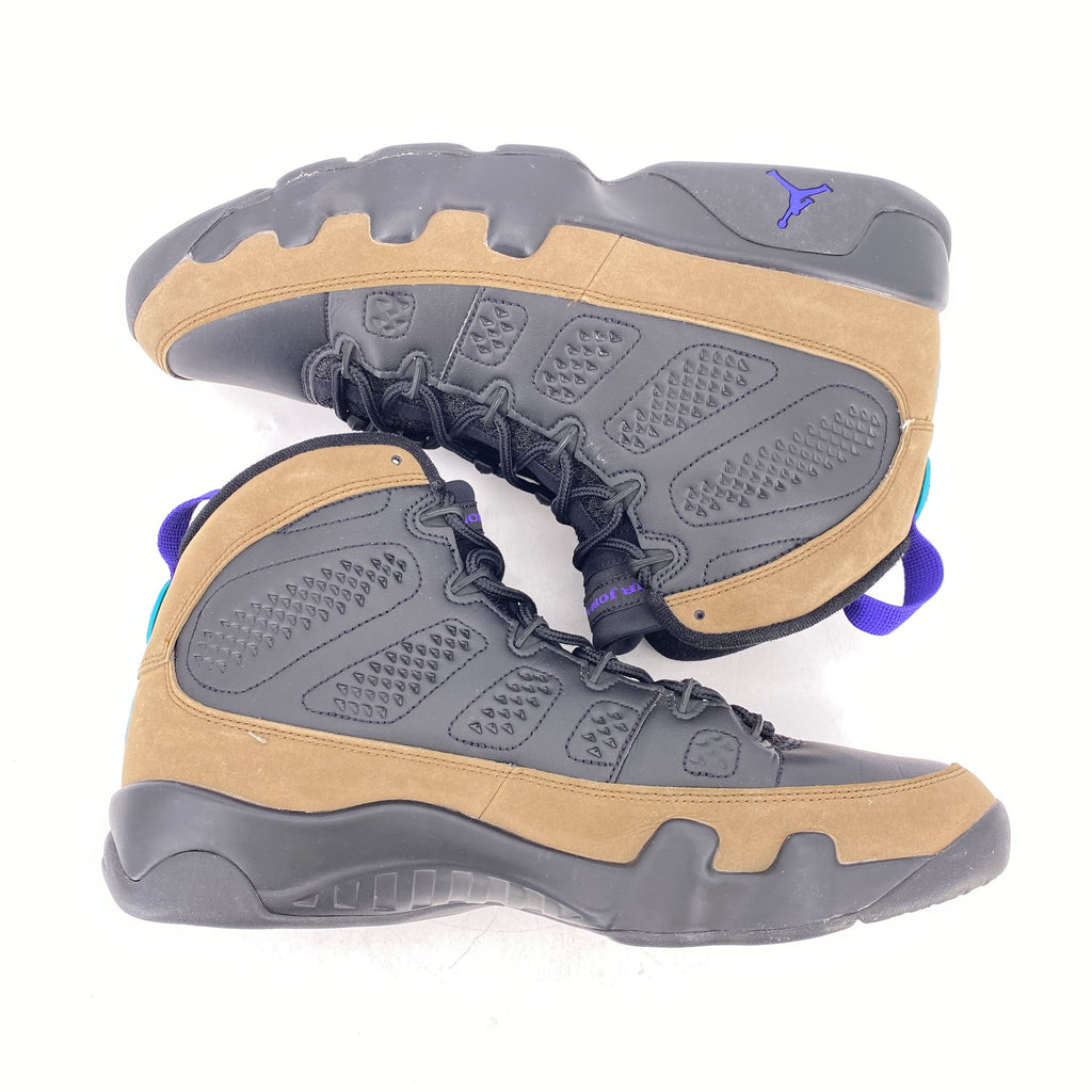 Air Jordan 9 Retro "Light Olive Concord" 2023 Used Size 11.5