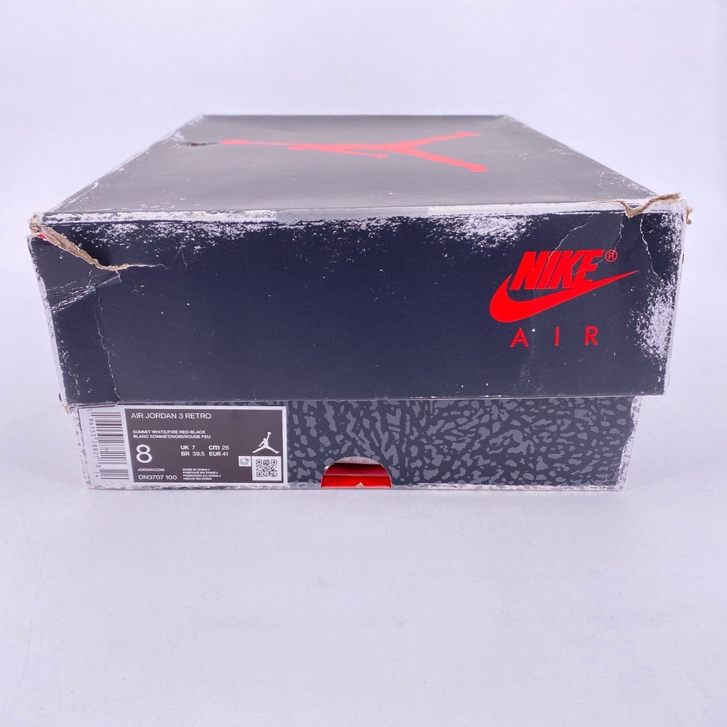 Air Jordan 3 Retro "White Cement Reimagined" 2023 New Size 8